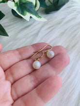 Load image into Gallery viewer, Pearl Hook Earrings
