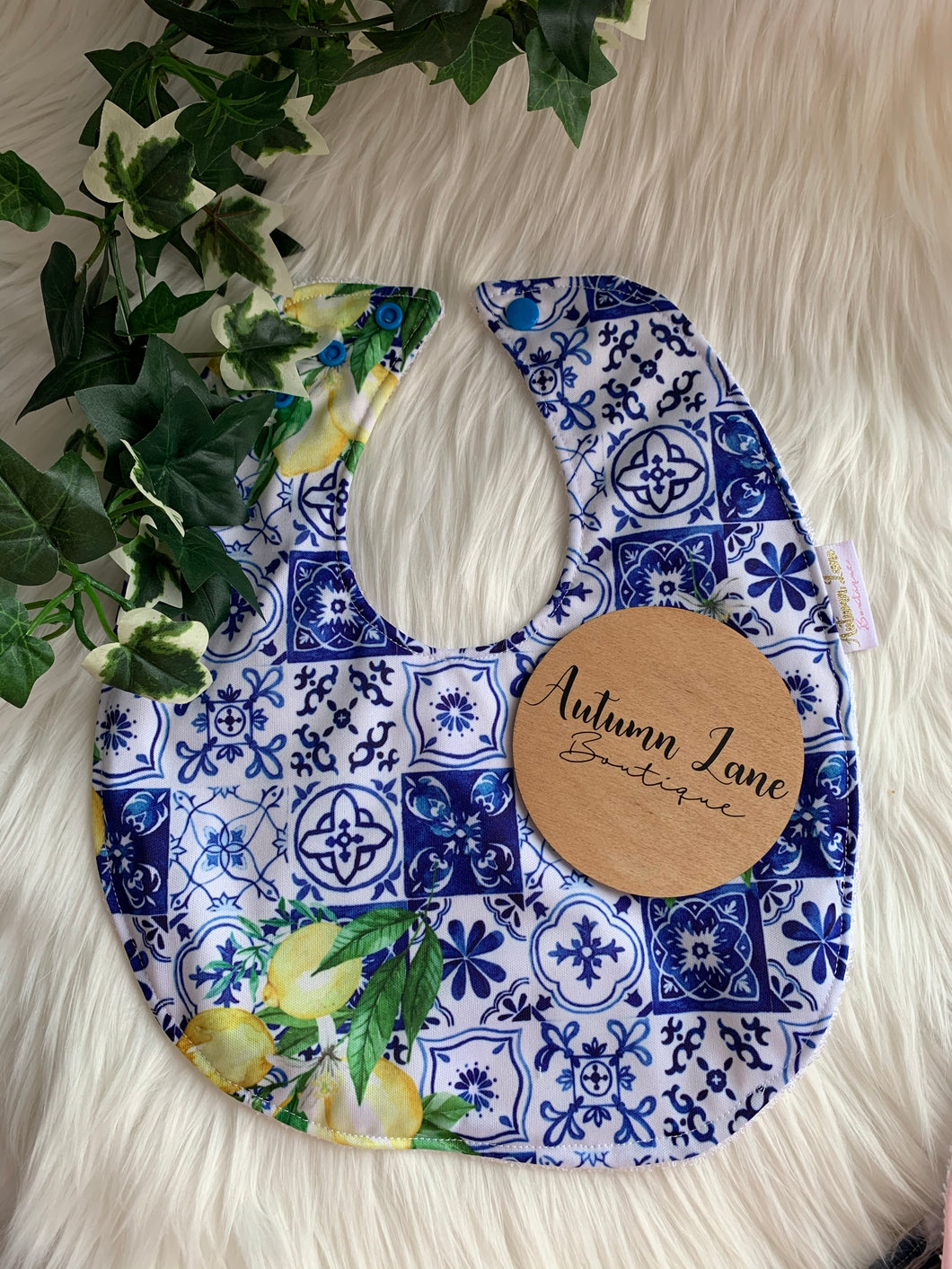 Blue Tile Bib